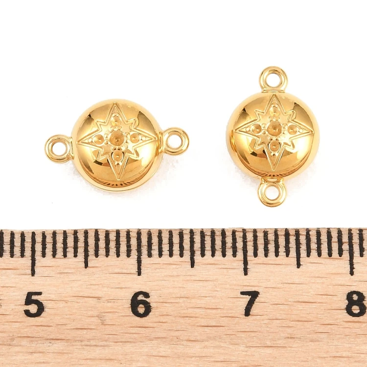 ZAP502 Zapięcie magnetyczne 9x14mm stal nierdzewna (IP)- złote