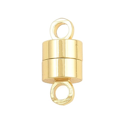 ZAP506 Zapięcie magnetyczne mosiężne 6x12mm- złote