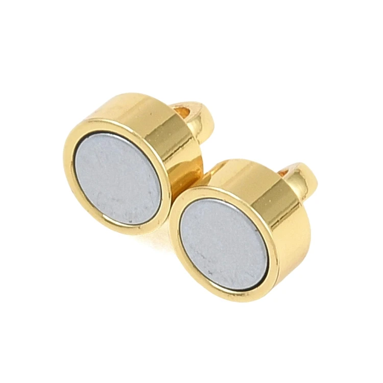 ZAP506 Zapięcie magnetyczne mosiężne 6x12mm- złote