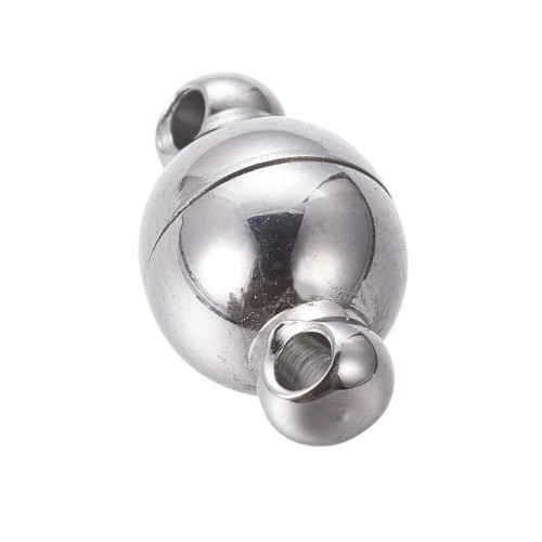 ZAP508 Zapięcie magnetyczne 6x10mm stal nierdzewna- platynowe