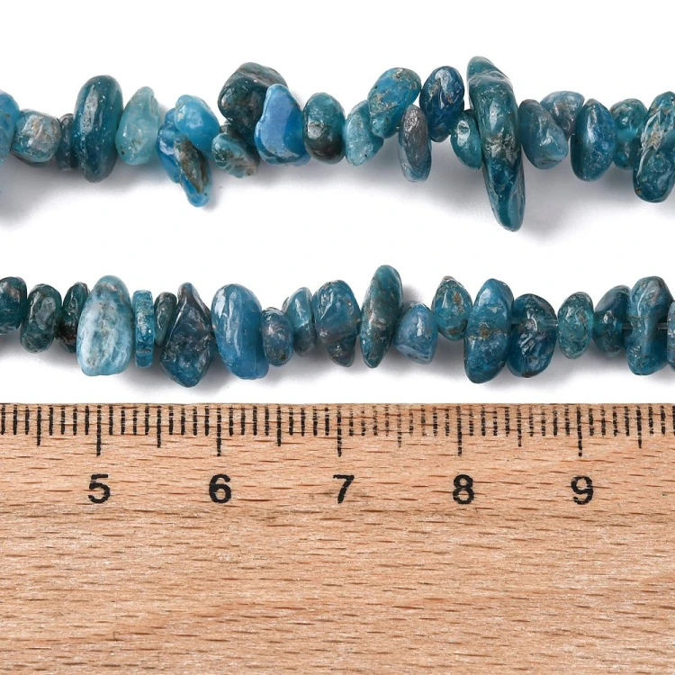 APT21 Apatyt kamień naturalny koraliki nieregularne 5x4mm-10x6mm sznur 290szt