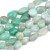 AMZ26 Amazonit kamień naturalny koraliki bryłki 9x8mm-12x9mm nuggets sznur 36szt