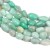 AMZ26 Amazonit kamień naturalny koraliki bryłki 9x8mm-12x9mm nuggets sznur 36szt
