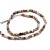 AGF101 Agat ognisty Fire Crackle kamień naturalny fasetowany koraliki kule 4mm sznur 87szt