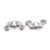 PRM690 Przekładka metalowa skrzydełka 19x7,5mm 5szt