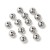 PRM691 Przekładka metalowa koralik kula 8mm stal nierdzewna 10szt