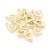 ZSS462 Zawieszka do biżuterii serce ramka 14x10mm stal nierdzewna złote 18K