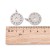 ZSS470 Zawieszka do biżuterii znaki zodiaku 19x22mm stal nierdzewna platynowa