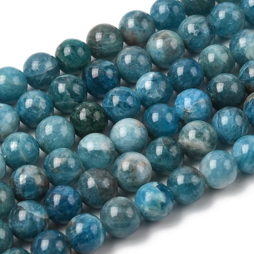 APT31 Apatyt kamień naturalny koraliki kule 8mm sznur 48szt