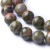 JAS104 Jaspis Unakit kamień naturalny koraliki kule 8mm sznur 45szt