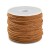 SW102 Sznurek bawełniany woskowany 1mm rolka 20m - brązowy