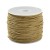 SW103 Sznurek bawełniany woskowany 1mm rolka 20m - naturalny