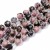 RD18 Rodonit kamień naturalny koraliki kule fasetowany 8mm sznur 38szt