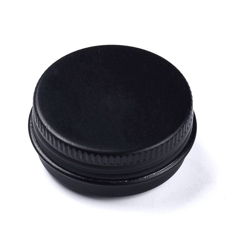 SP46 Pojemnik słoik słoiczek aluminiowy zakręcany 40x18mm 18ml czarny