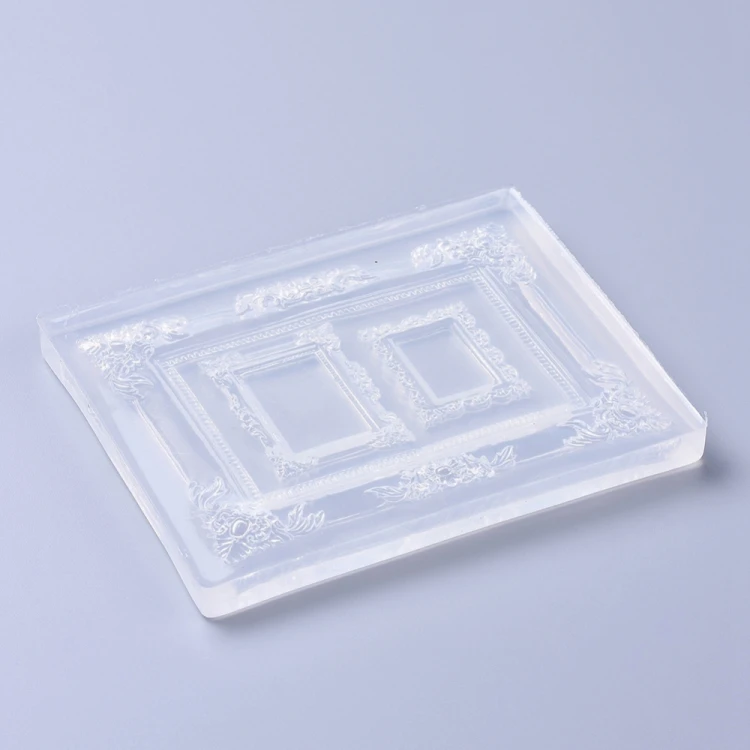 BFS738 Forma foremka silikonowa do żywicy zawieszka 13x10cm ramka