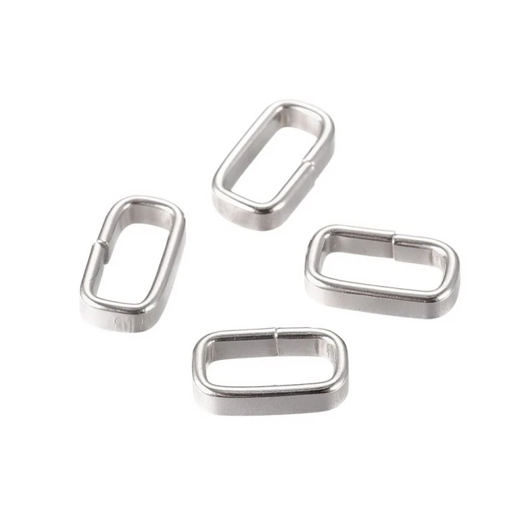 LAP183 Krawatka podwieszka 1,8x8x4mm 5szt do wisiorków stal nierdzewna