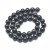 JAD190 Jadeit Birmański czarny Myanmar Black kamień naturalny koraliki kule 10mm