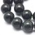 JAD190 Jadeit Birmański czarny Myanmar Black kamień naturalny koraliki kule 10mm