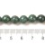 JAD194 Jadeit kamień naturalny koraliki kule 6mm