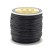 ssy15- szpula 70m sznurek satynowy nylonowy 1mm - czarny