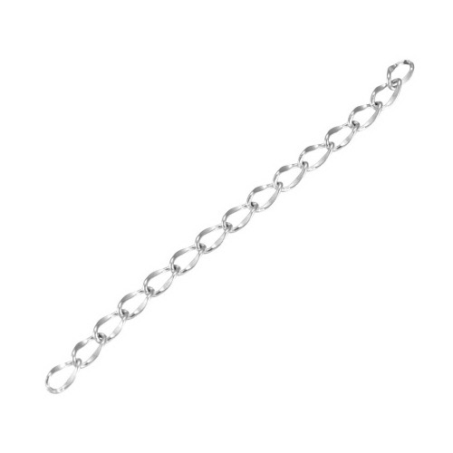 LAN236 Łańcuszek dystansowy regulacyjny 50mm ogniwa 2,6x4,4mm stal nierdzewna 5szt