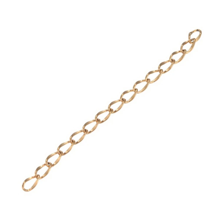 LAN237 Łańcuszek dystansowy regulacyjny 50mm ogniwa 2,6x4,4mm stal nierdzewna (IP) 5szt
