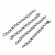 LAN240 Łańcuszek dystansowy regulacyjny 50mm ogniwa 2,6x4,4mm stal nierdzewna (IP) 5szt czarny