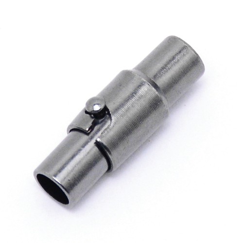 Zap404 Zapięcie magnetyczne do rzemieni mosiężne 5x15mm garfitowe