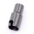 Zap404 Zapięcie magnetyczne do rzemieni mosiężne 5x15mm garfitowe