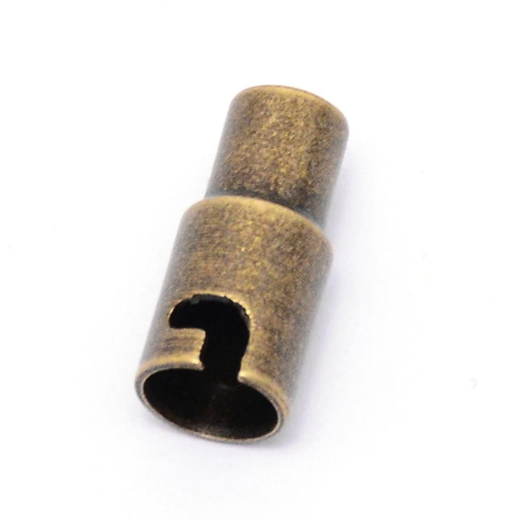 Zap542 Zapięcie magnetyczne do rzemieni z mosiądzu 5x15mm mosiężne