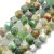 KK183 Chryzopraz kamień naturalny koraliki kule 8mm fasetowane sznur 47szt