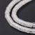 KWR47 Kwarc kryształ górski kamień naturalny koraliki dyski heishi 4x2,5mm sznur 160szt
